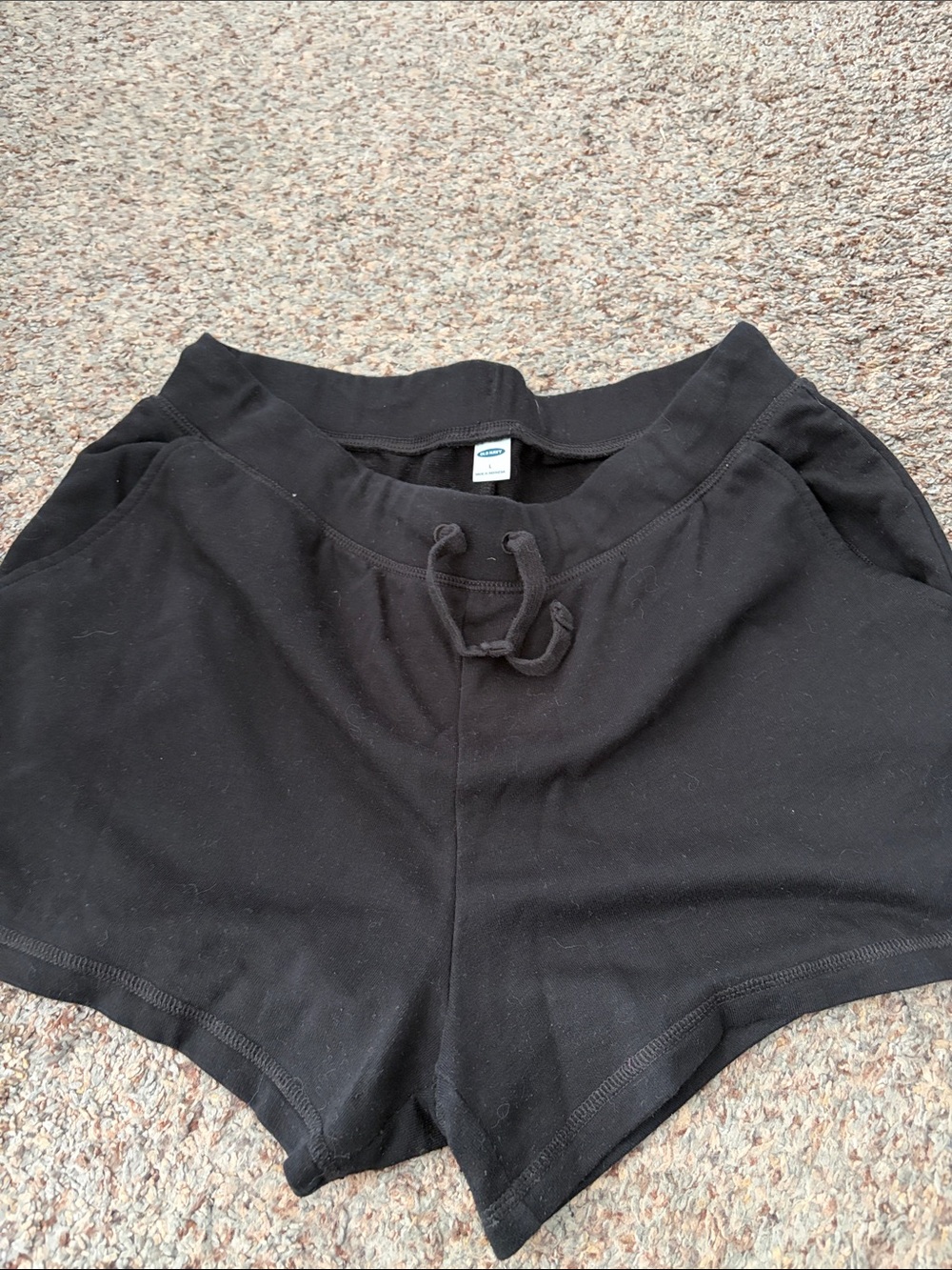 Old Navy Black Women's Athletic Drawstring Shorts